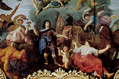 Karl XI:s galleri plafond Kungliga slottet barock