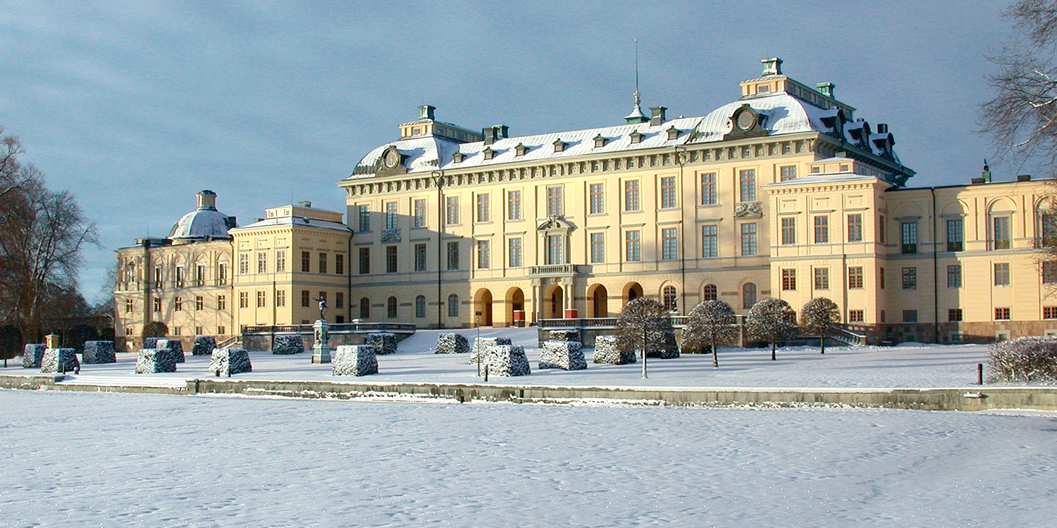 Drottningholm slott och slottspark.